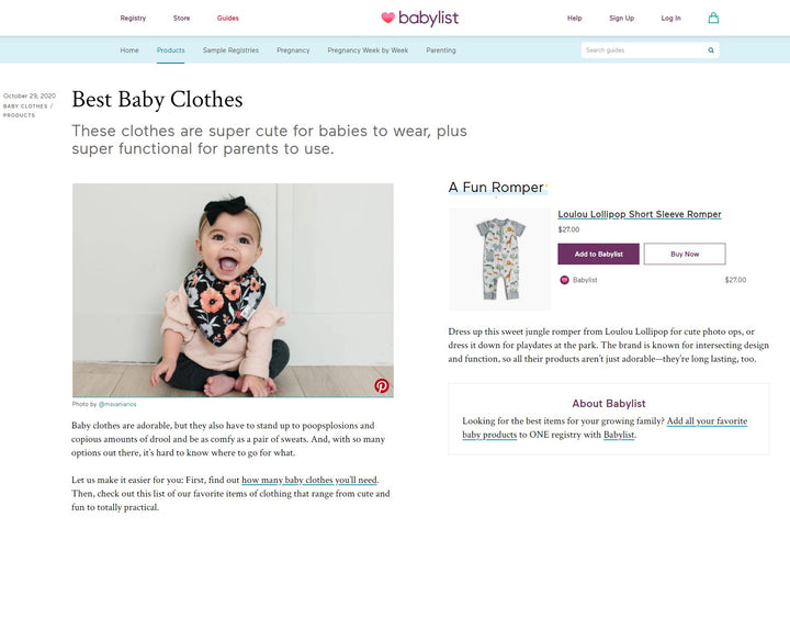 Best Baby Clothes of 2020 - Super Cute, Super Functional