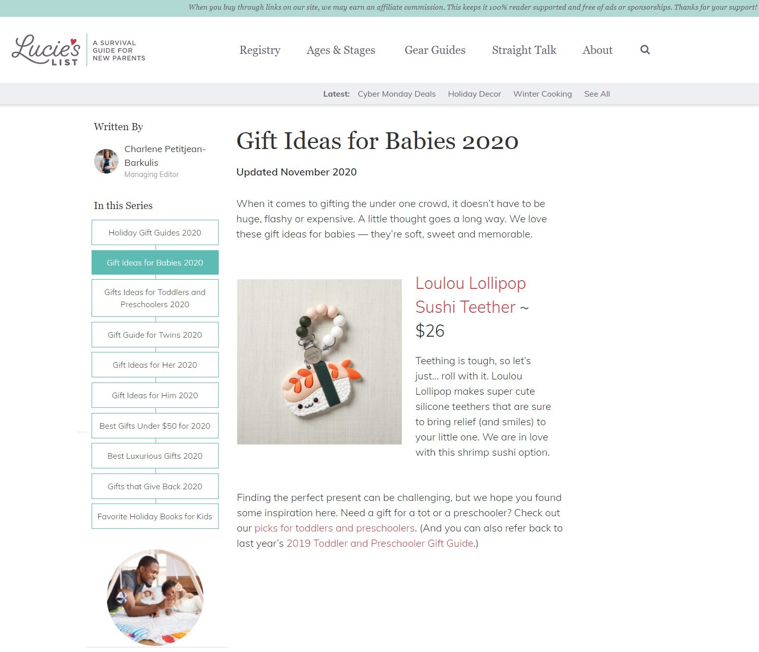 Gift Ideas for Babies 2020