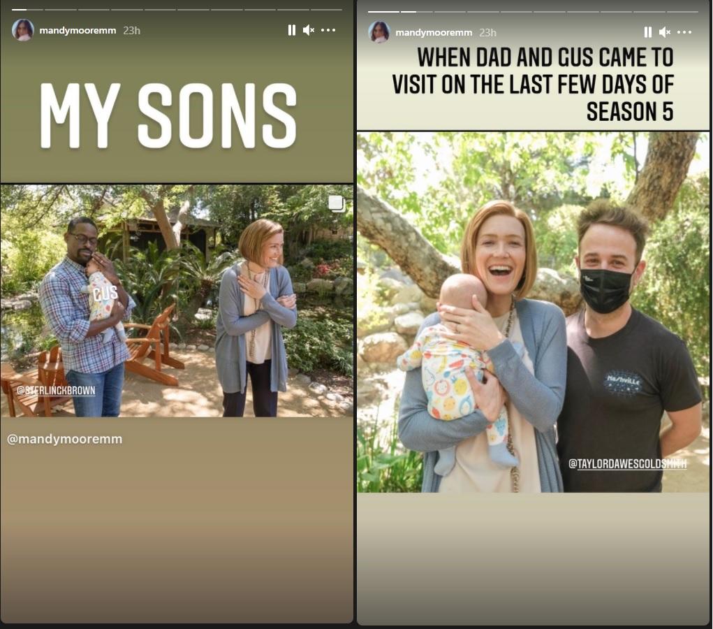 Mandy Moore's Little Gus Sporting Our Cutie Fruits!