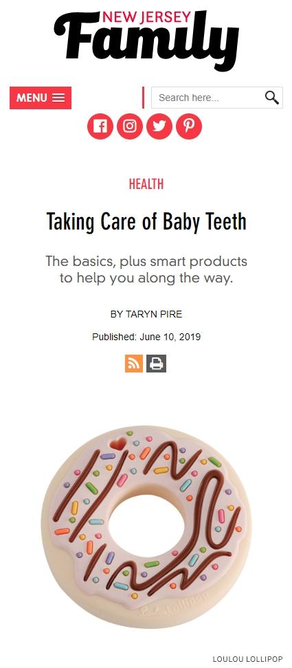 Taking Care of Baby Teeth: The basics, plus smart products to help you along the way.