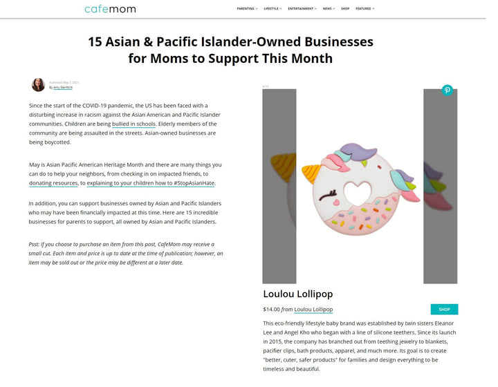 15 Asian & Pacific Islander-Owned Businesses for Moms to Support This Month