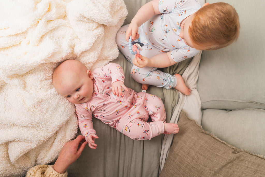 Baby Sleeper in TENCEL™ - Dinosaur Stomp | Loulou Lollipop