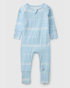 Loulou Lollipop TENCEL™ baby sleeper in Twilight Stars — front view on white background