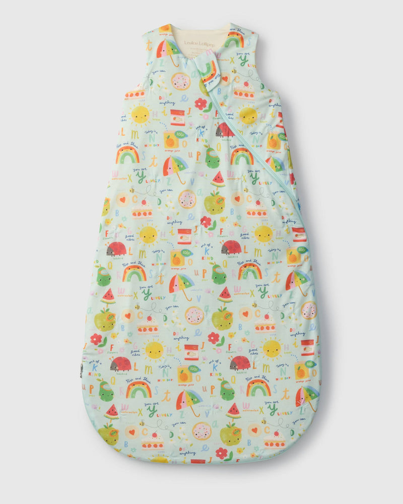 Baby Sleep Bag 1.0 TOG in TENCEL™ - Alphabet Smiles – LOULOU