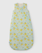 Loulou Lollipop TENCEL 1.0 TOG baby sleep bag in Lemon Squeezy — front view on white background
