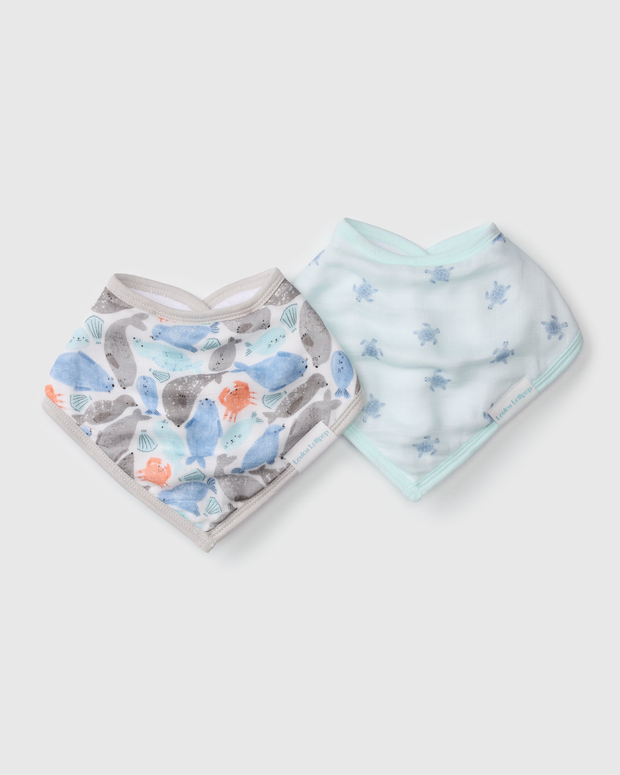 Bandana Bib Set - 2 Pack - Silly Seals