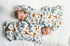Baby Swaddle Wrap and 1.0 Tog Sleep Sack - Safari Jungle