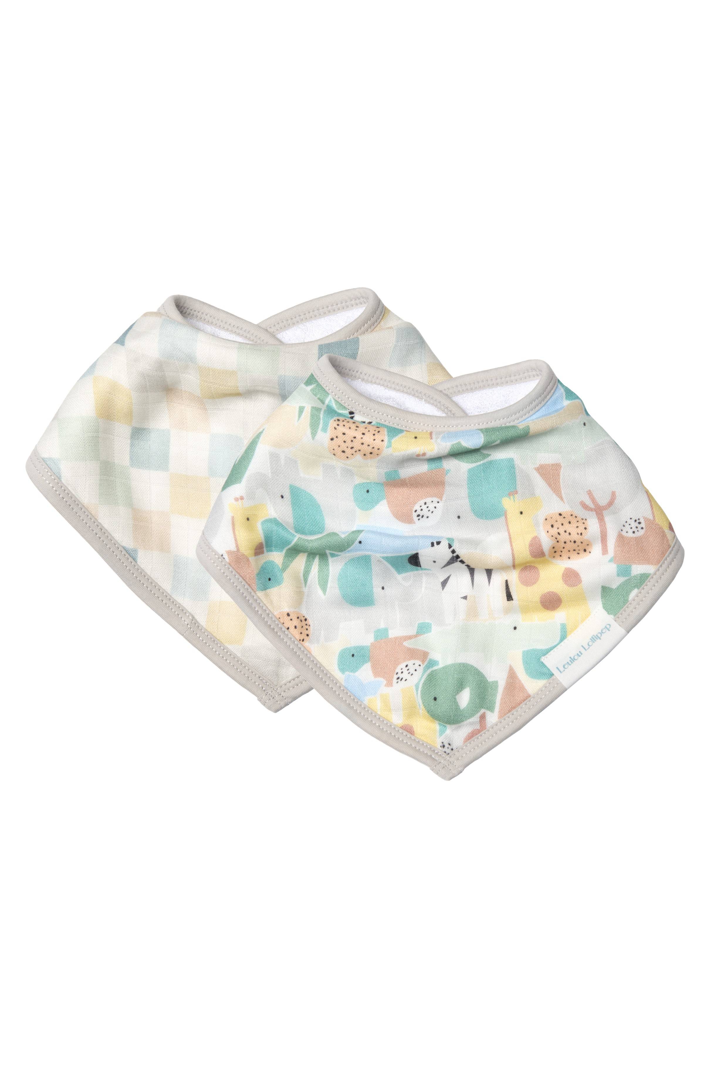 Bandana-Bib-Set-2-Pack-Animal-Puzzle-3