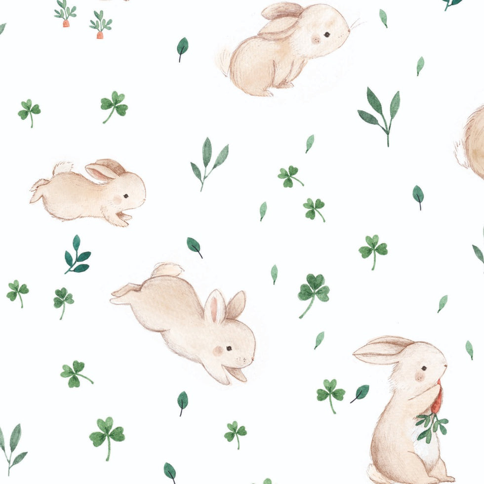 LouLou Lollipop Hooded Towel Set - Bunny Meadow