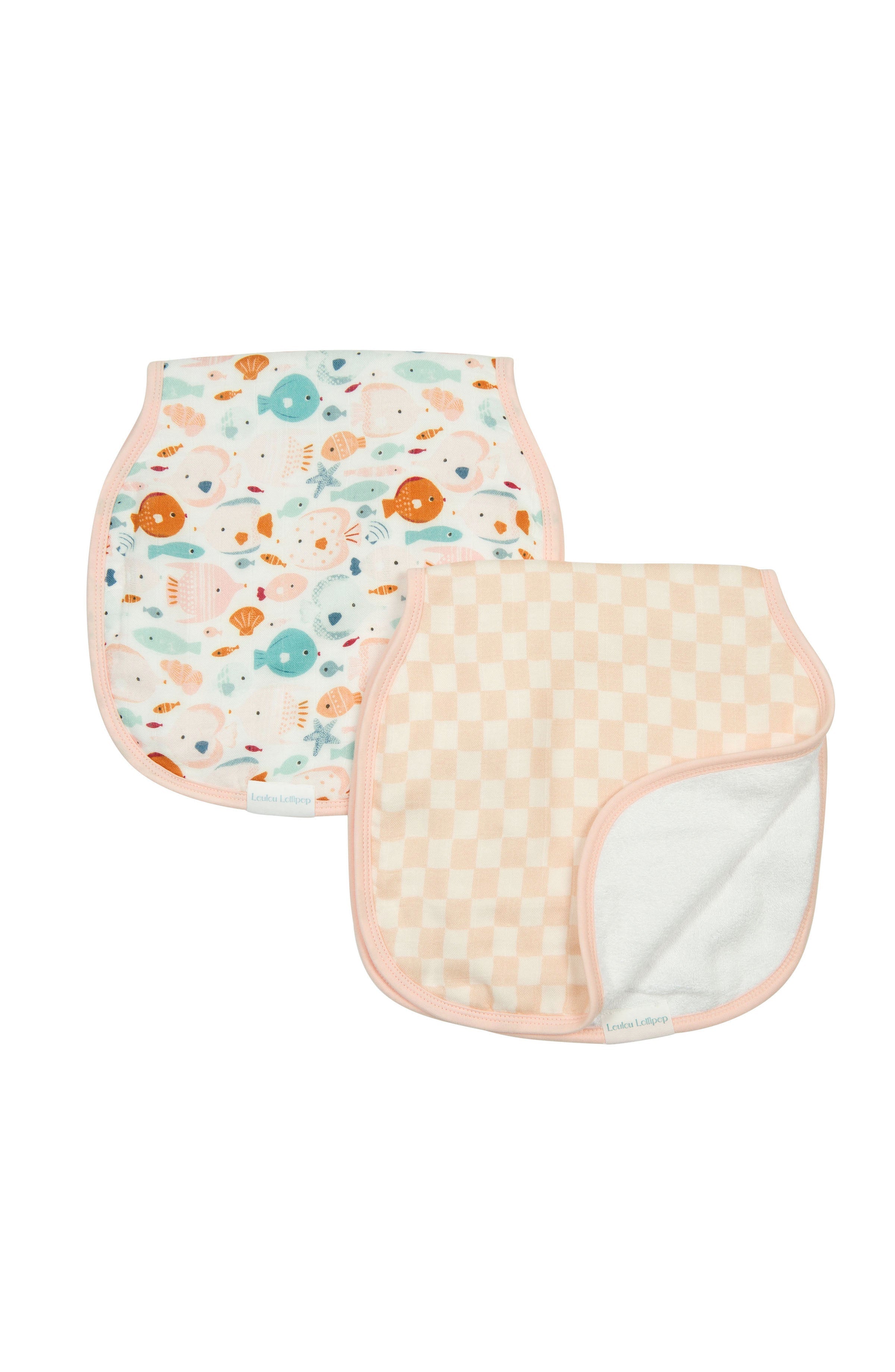 Burp Cloth Set - 2 Pack - Sun Kissed Shoal