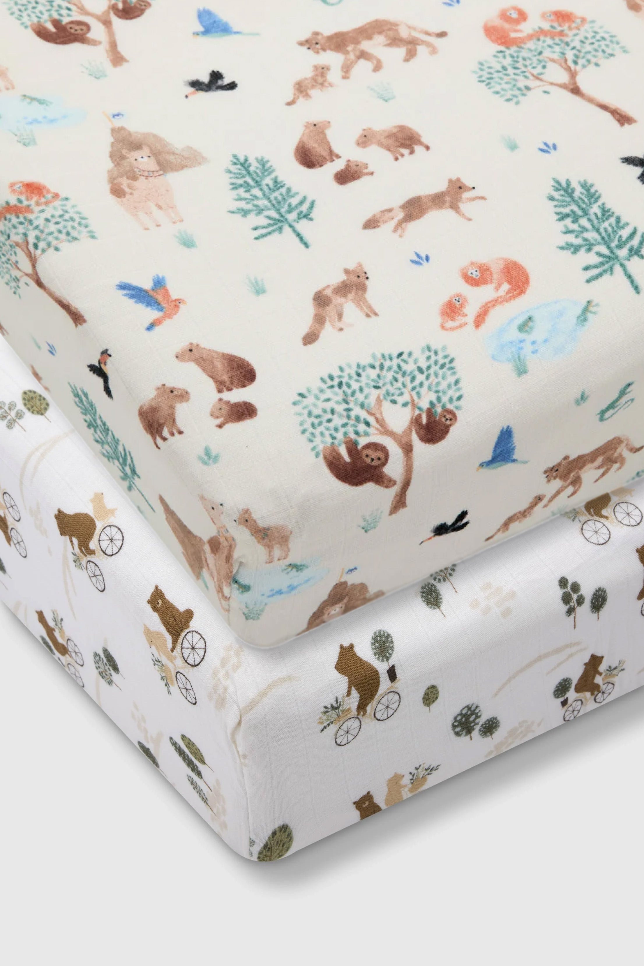 Crib Sheet Bundle - Bears Meeting Llamas