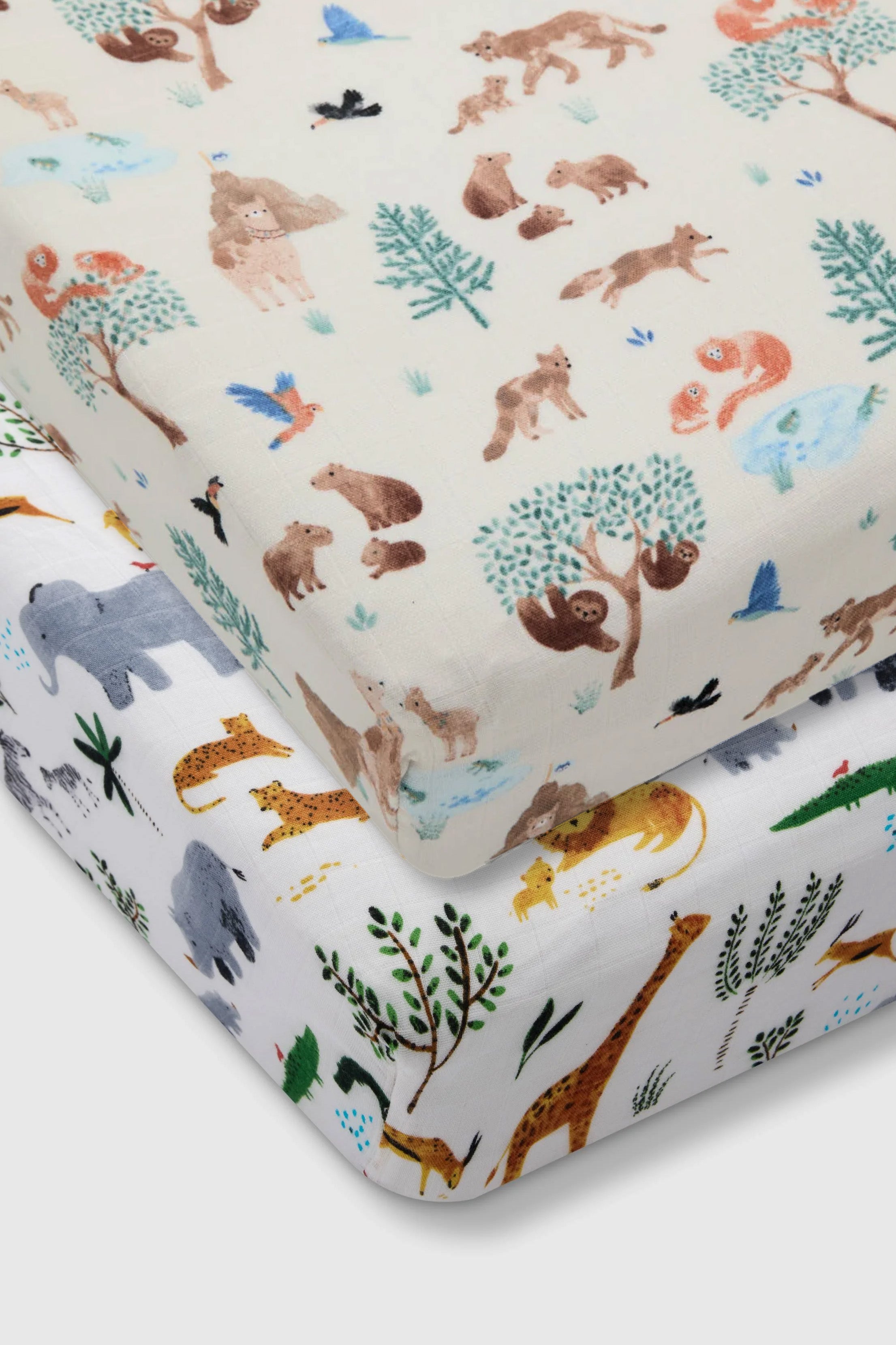 Crib Sheet Bundle - Llama in Safari