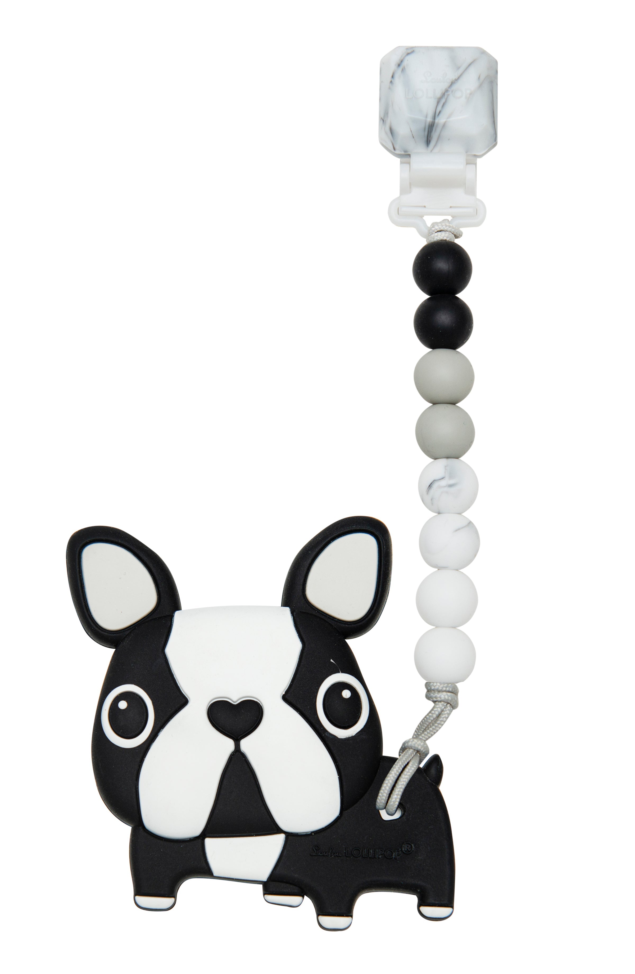 Gem-Pacifier-Clip-Teether-Set-Boston-Terrier-1