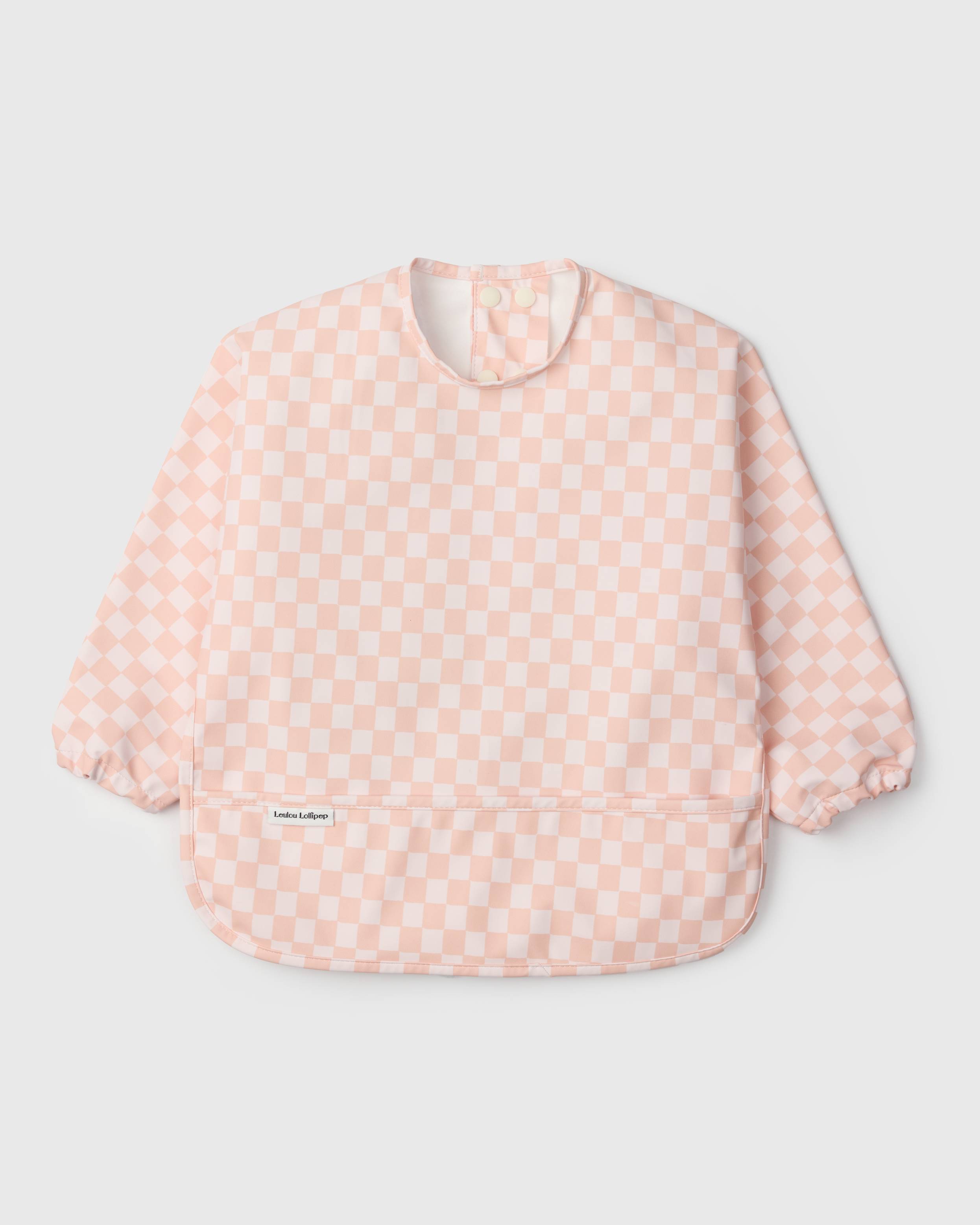 Long-Sleeve-Bib-Pink-Checkerboard-1