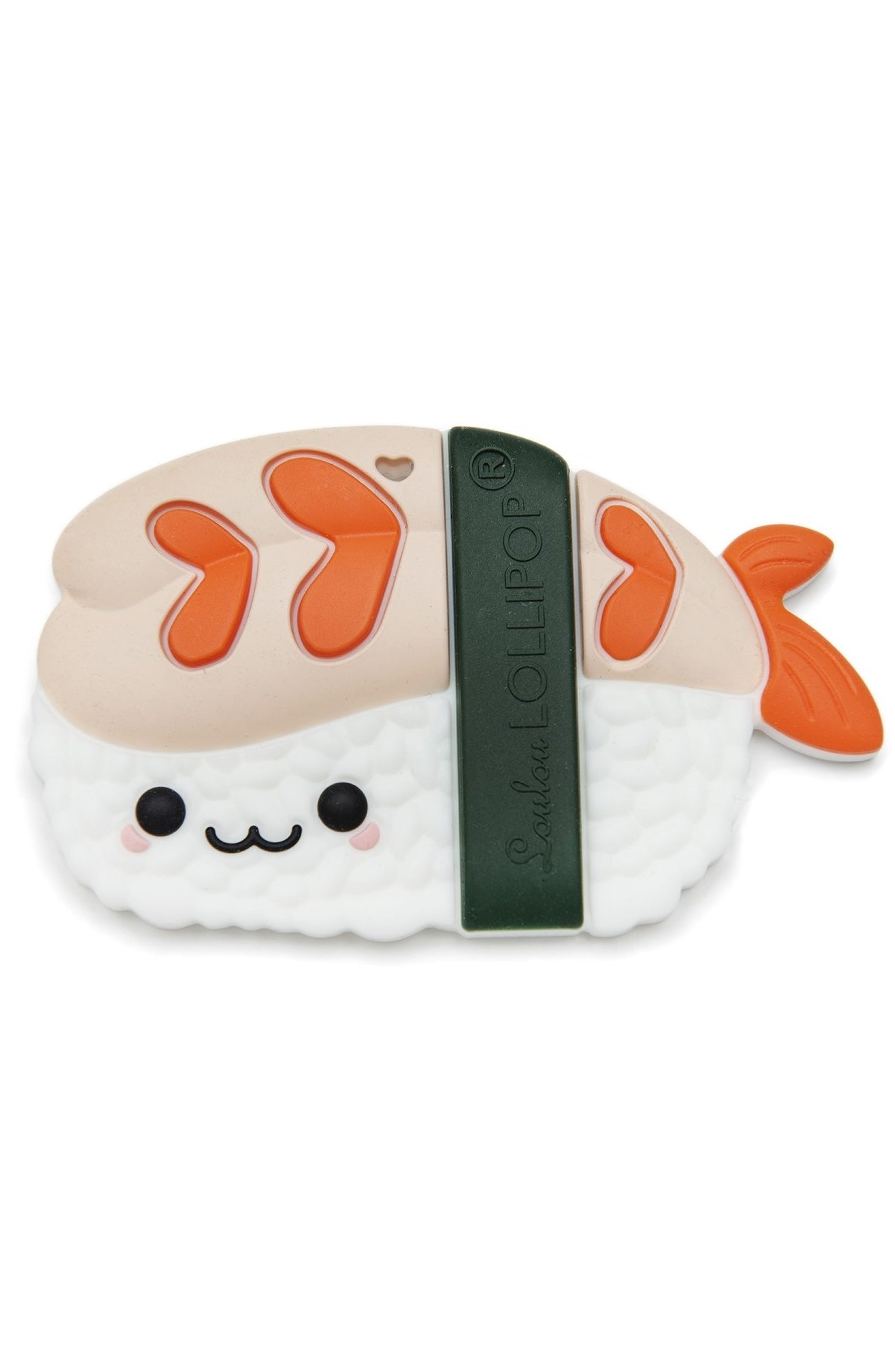 Silicone Teether Single Grow Loulou Lollipop Ebi Shrimp 