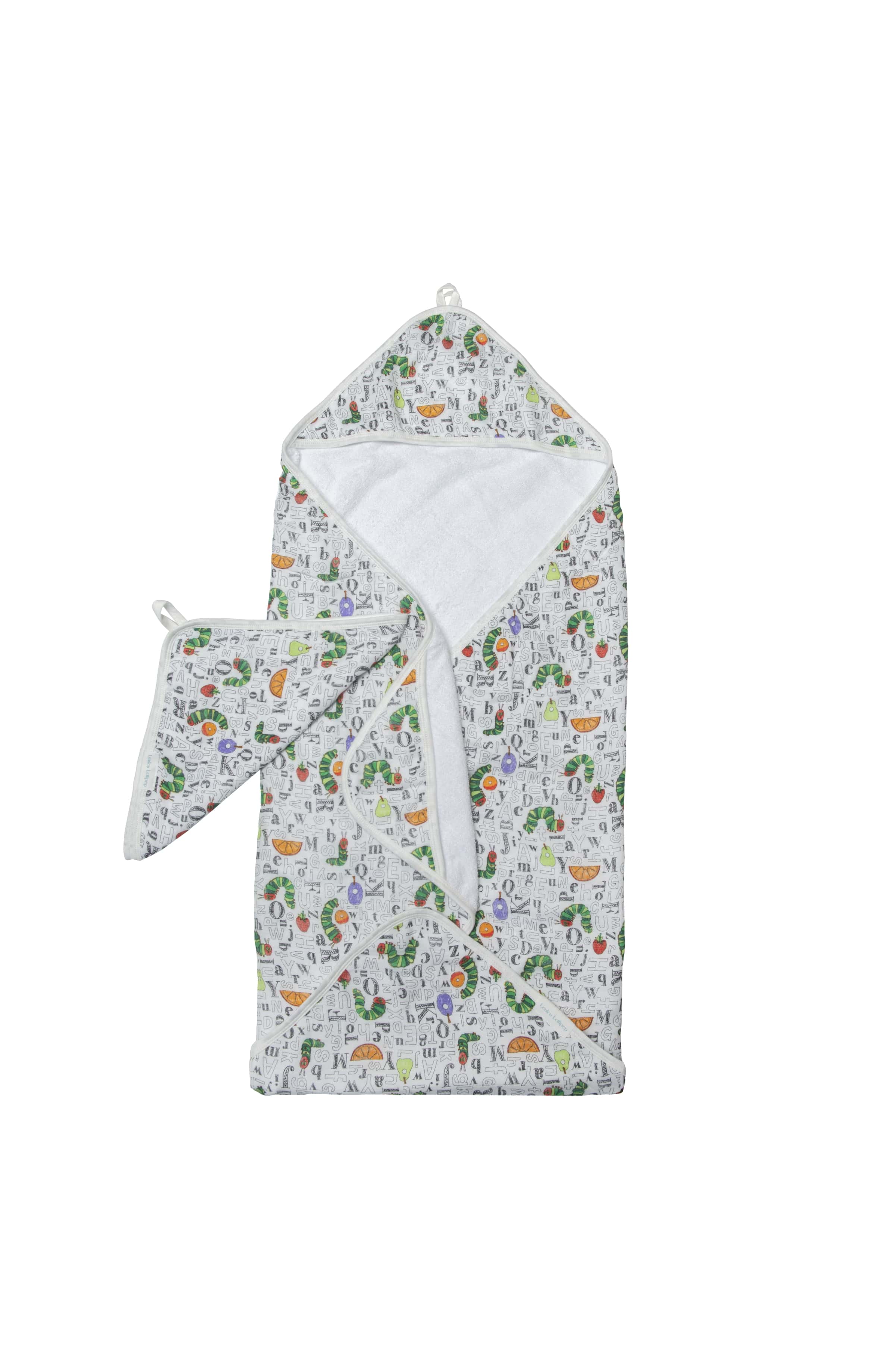 H and m online hooded towel