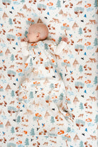 Muslin Fitted Crib Sheet - Llama Adventures