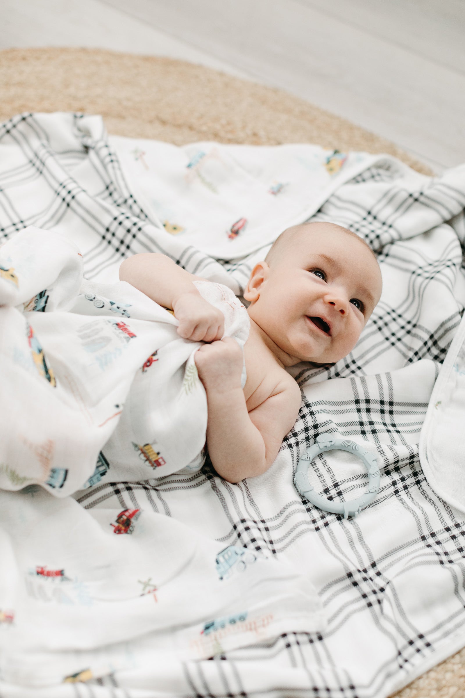 Muslin Swaddle All Aboard – LOULOU LOLLIPOP US