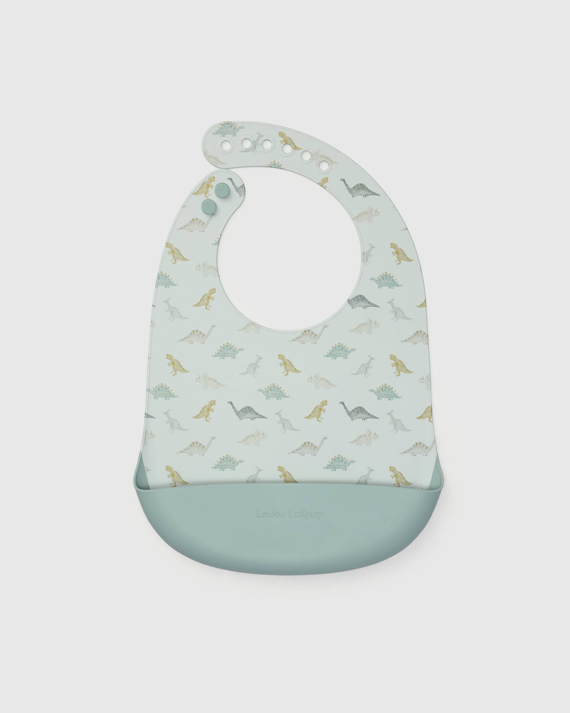Silicone Bib Printed - Dino Friends