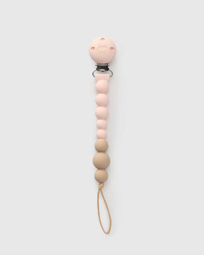OneC™ Silicone Pacifier Clip - Pink Quartz | Loulou Lollipop