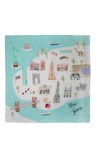Loulou Lollipop bamboo cotton muslin swaddle blanket in New York City — front view on white background