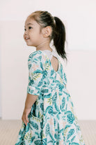 Short-Sleeve-Skater-Dress-Jungle-Leaves-3