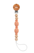 Wooden-Pacifier-Clip-Soleil-Coral-1