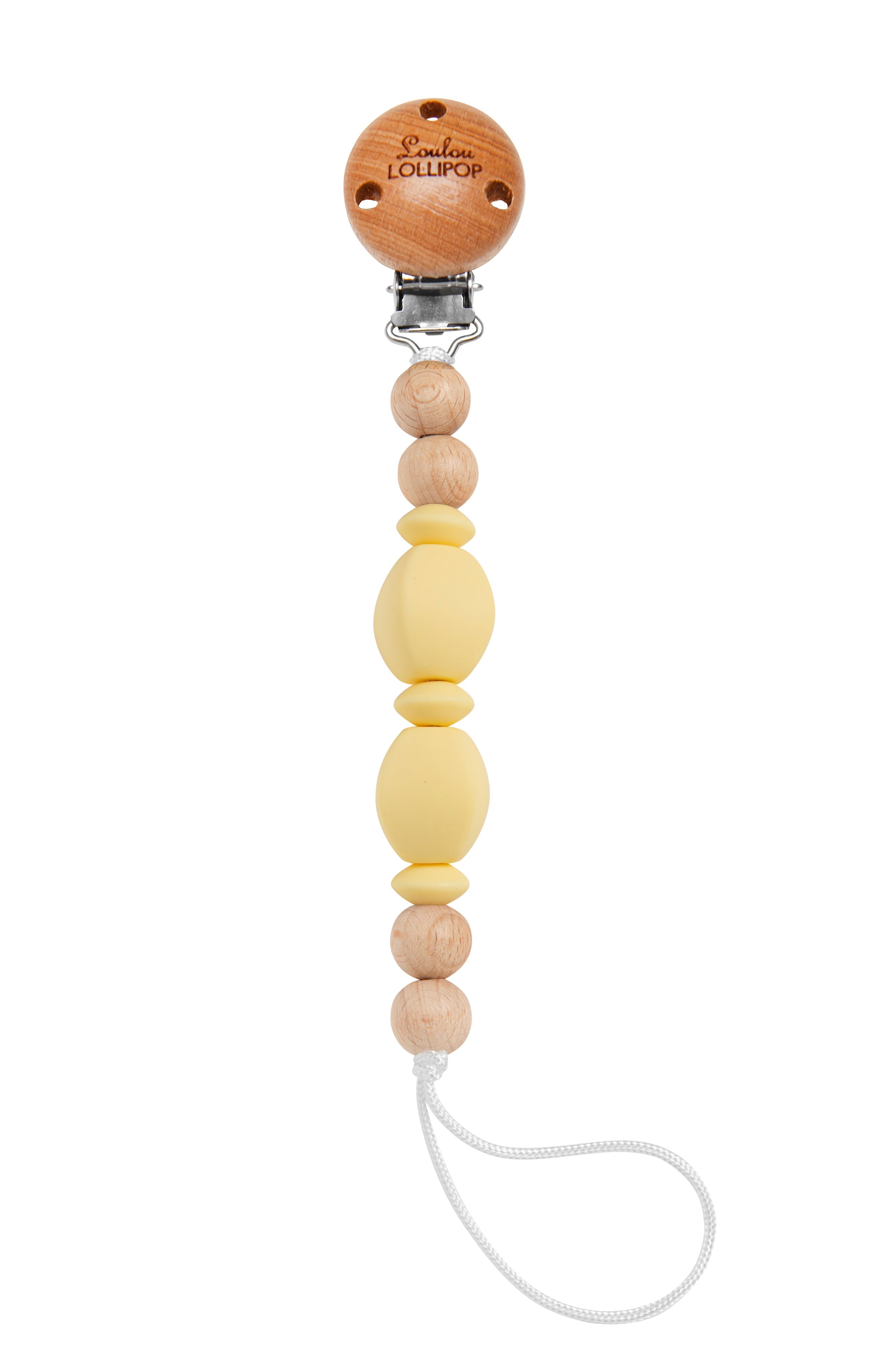 Wooden-Pacifier-Clip-Soleil-Sun-1