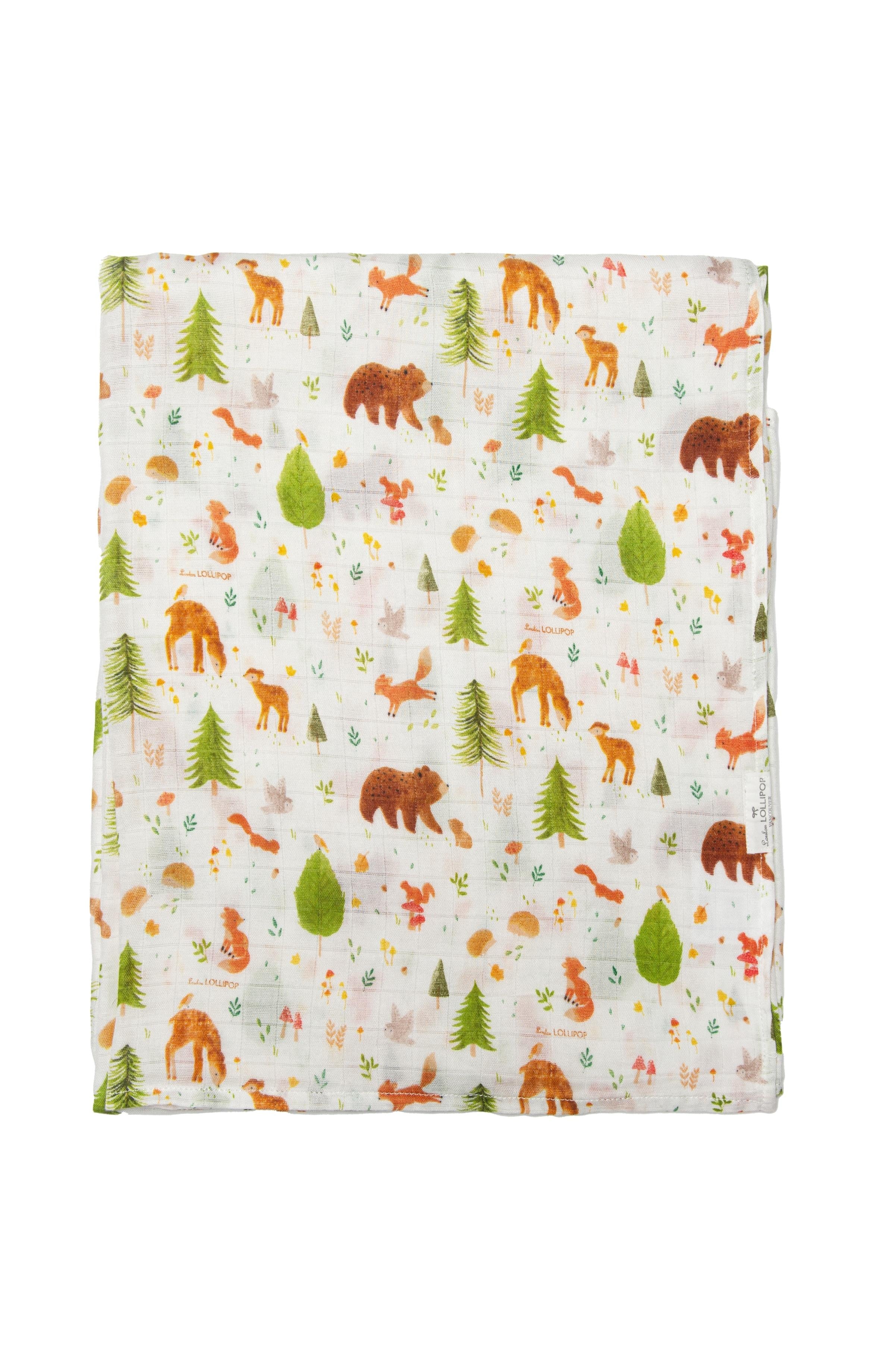 Muslin-Swaddle-Forest-Friends-1