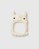 Loulou Lollipop FDA-compliant food-grade silicone teether Llama — front view on white background