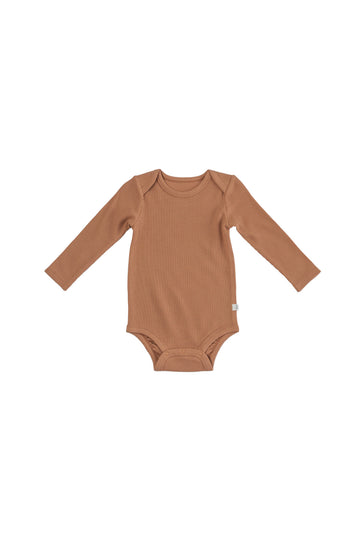 Waffle Long Sleeve Bodysuit