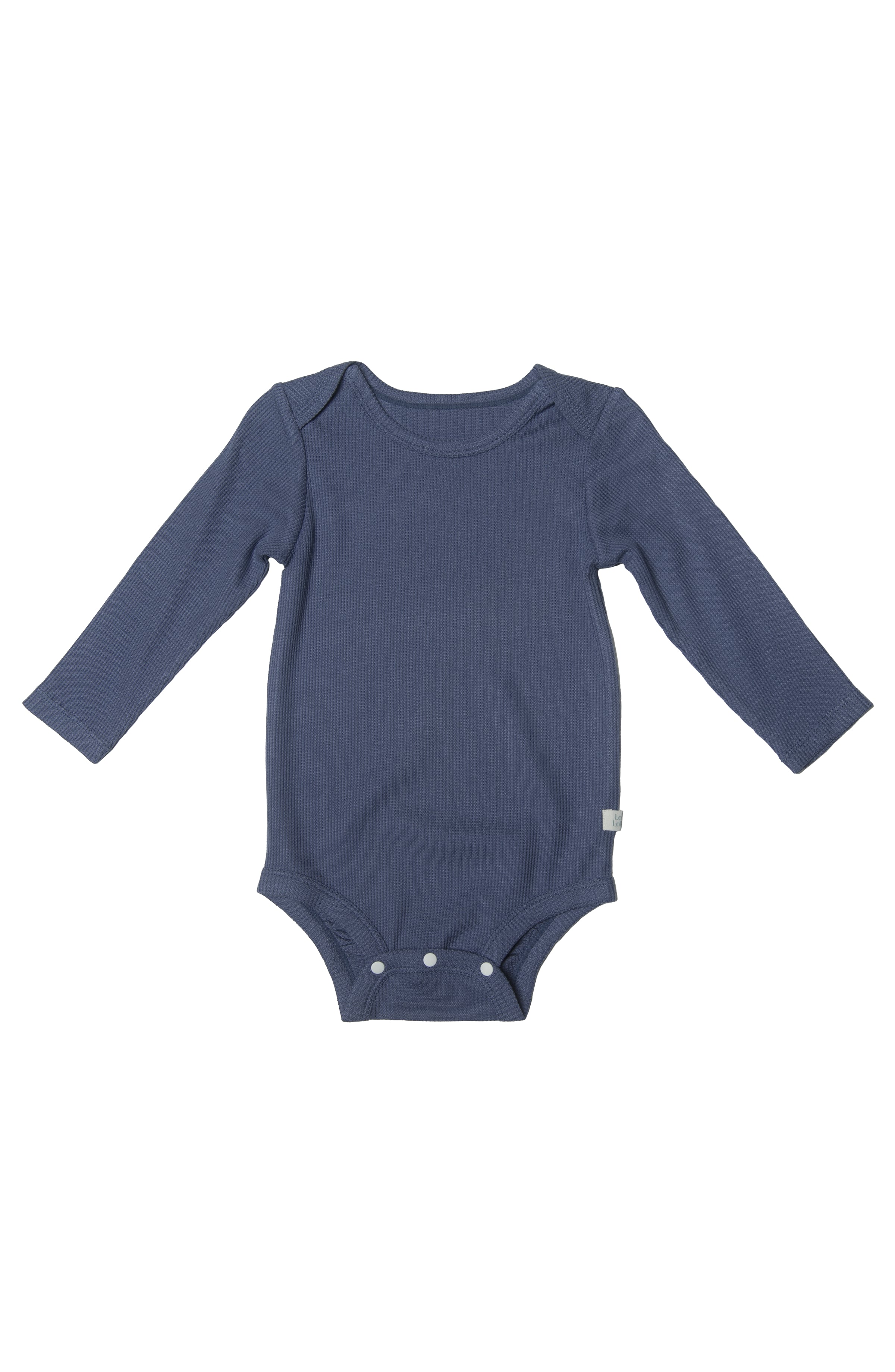 Waffle-Long-Sleeve-Bodysuit-Denim-Blue-2