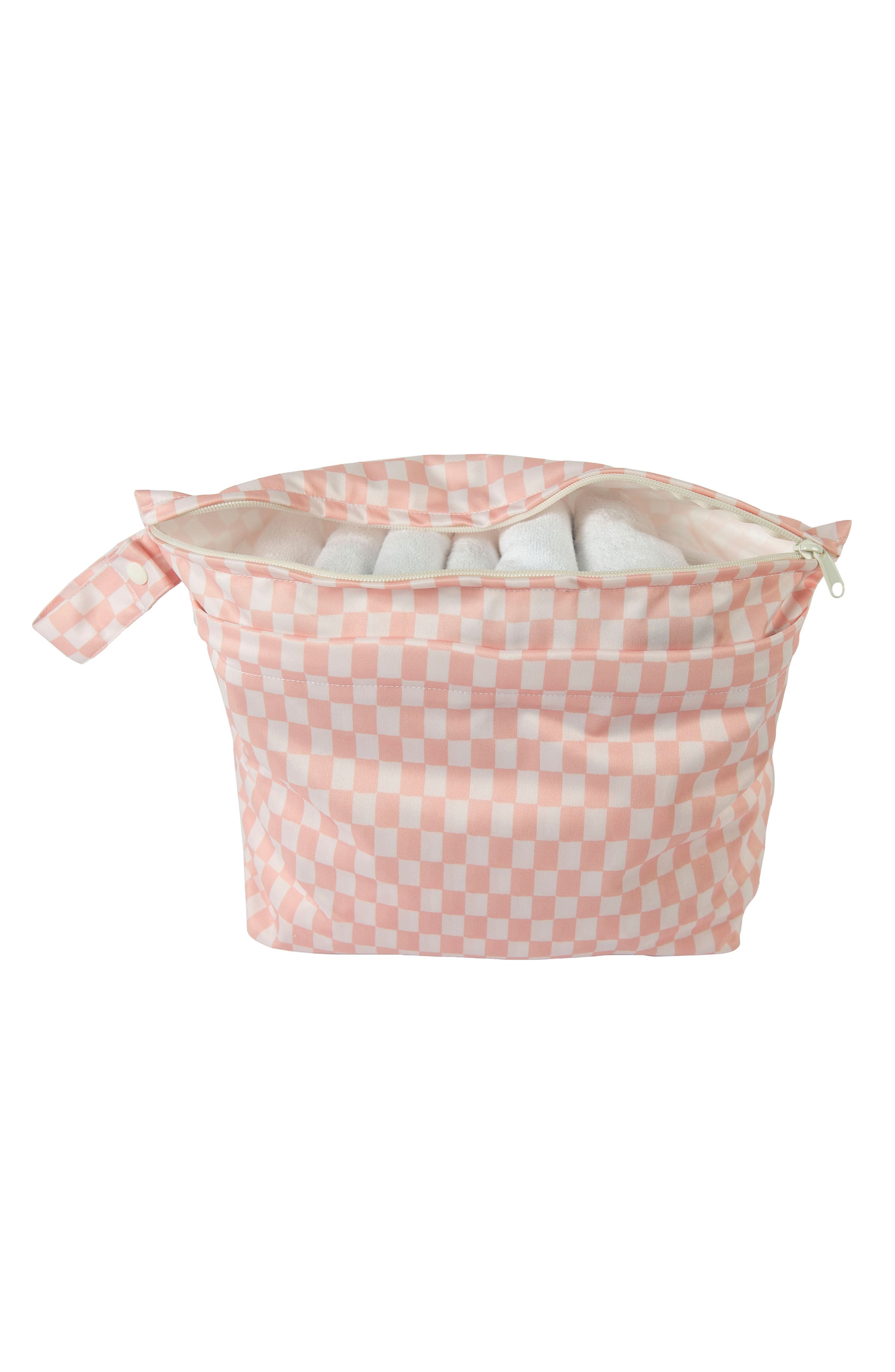 Wet/Dry-Bag-Pink-Checkerboard-2