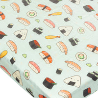Fitted Crib Sheet Sleep & Swaddle Loulou Lollipop Sushi 