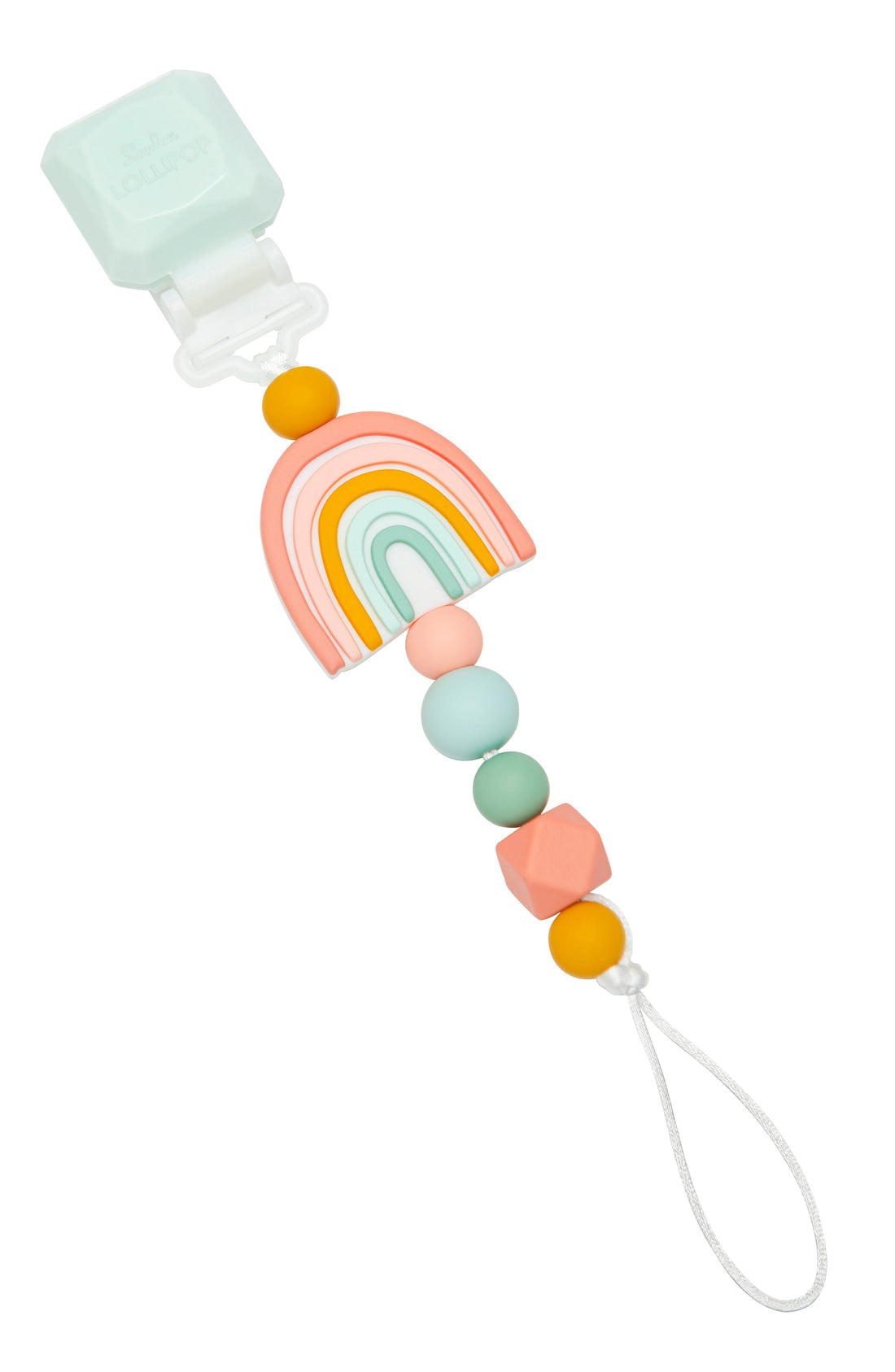 Darling Pacifier Clip Grow Loulou Lollipop Rainbow 