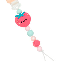 Darling Pacifier Clip Grow Loulou Lollipop Strawberry 