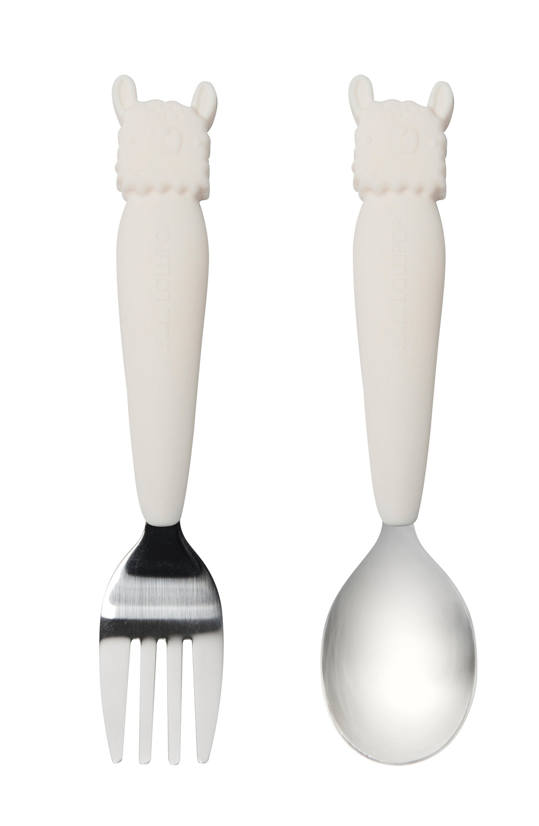 Born To Be Wild Kids spoon and fork set Eat Loulou Lollipop Llama 