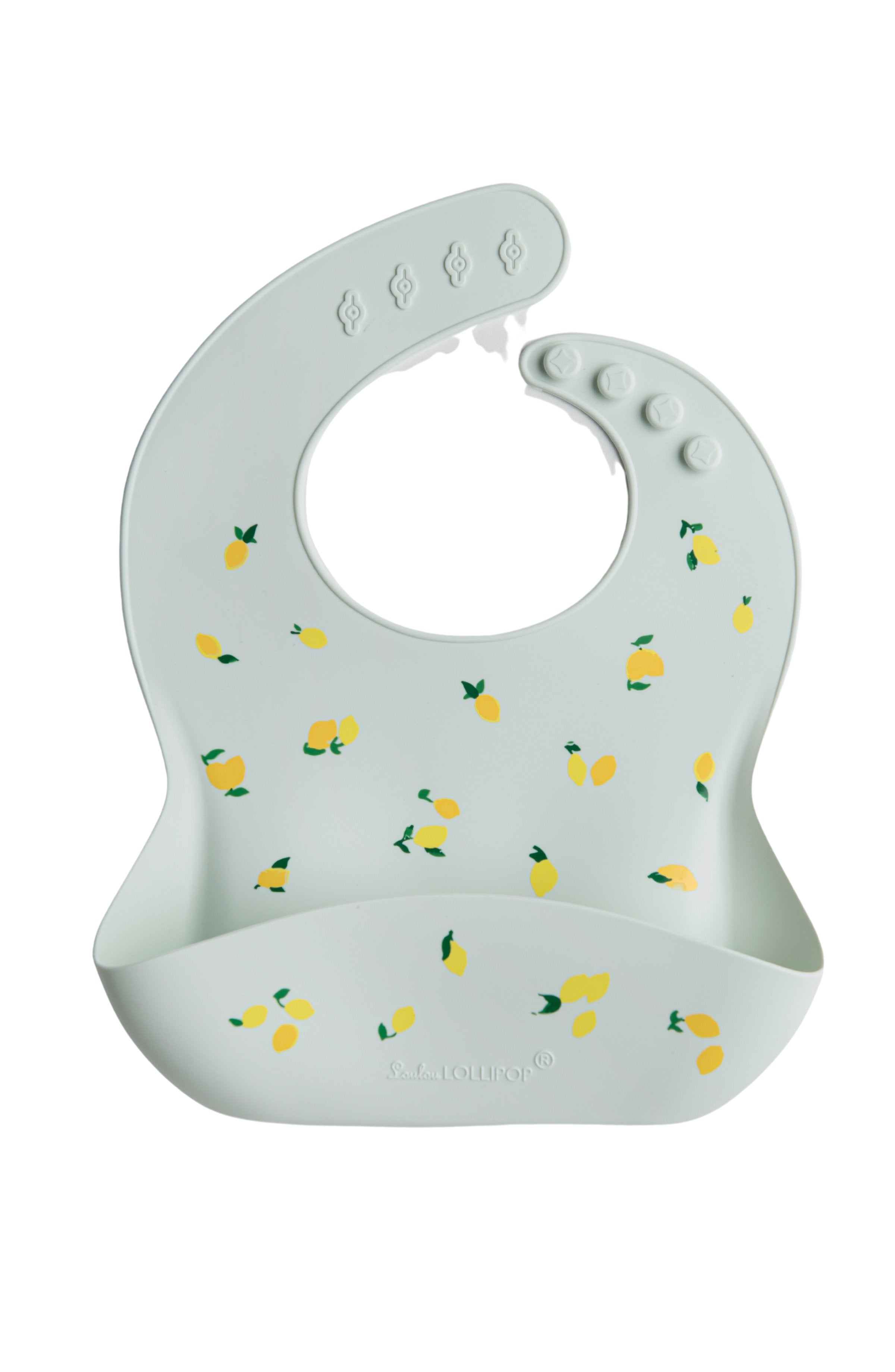 Silicone Bib Printed Eat Loulou Lollipop Lemon 