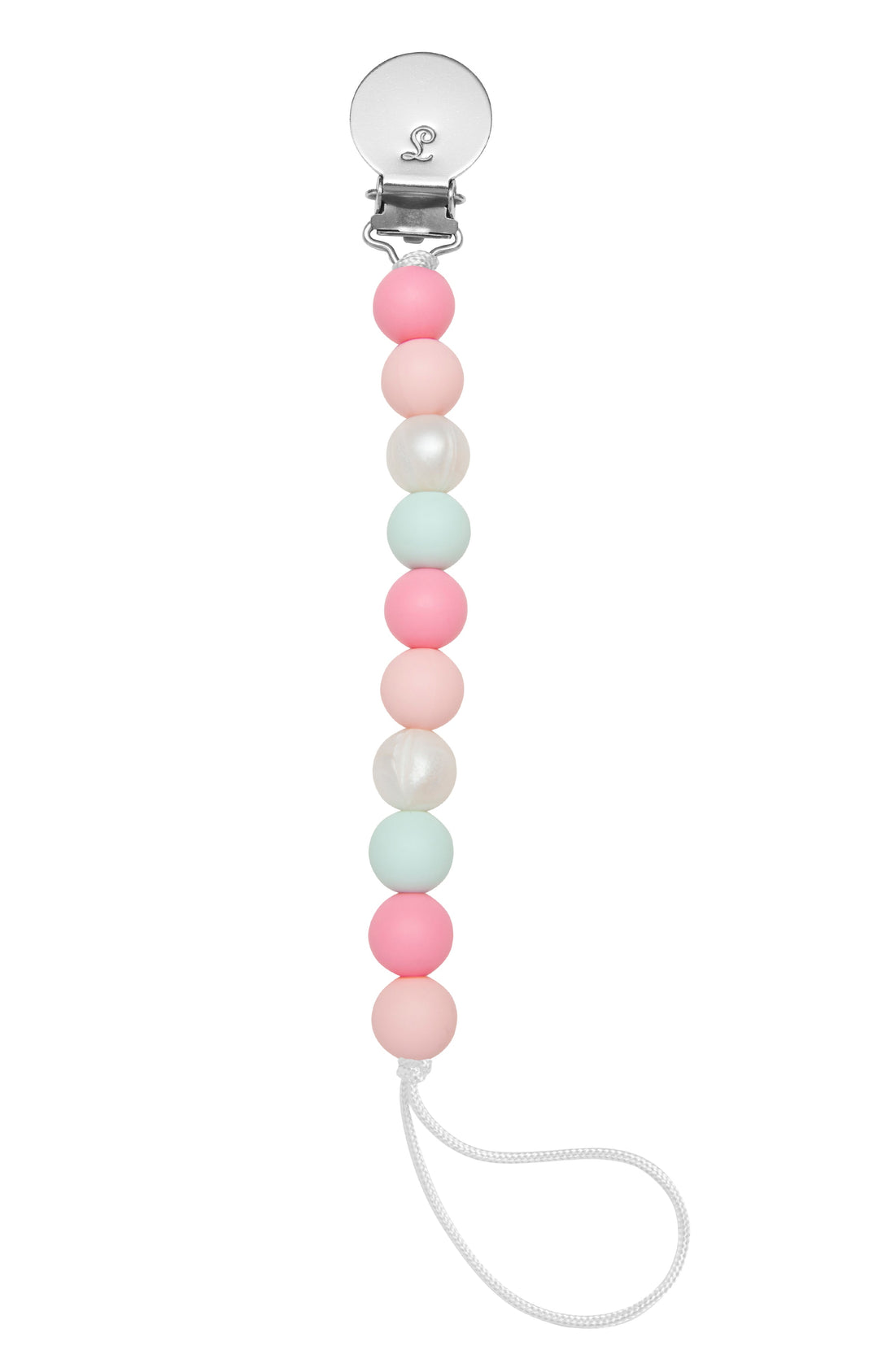 Lolli Pacifier Clip Grow Loulou Lollipop Pink Mint 