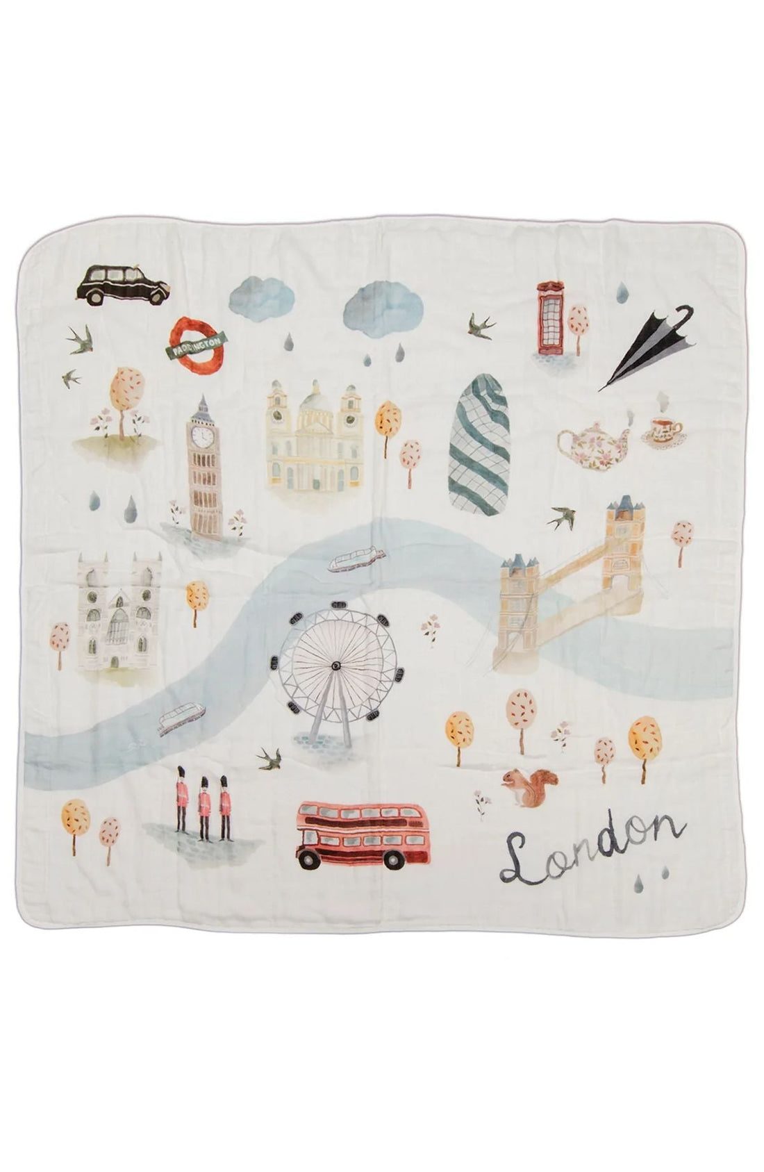 Muslin Quilt Blanket Sleep & Swaddle Loulou Lollipop London 