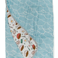 Muslin Quilt Blanket Sleep & Swaddle Loulou Lollipop Ramen 