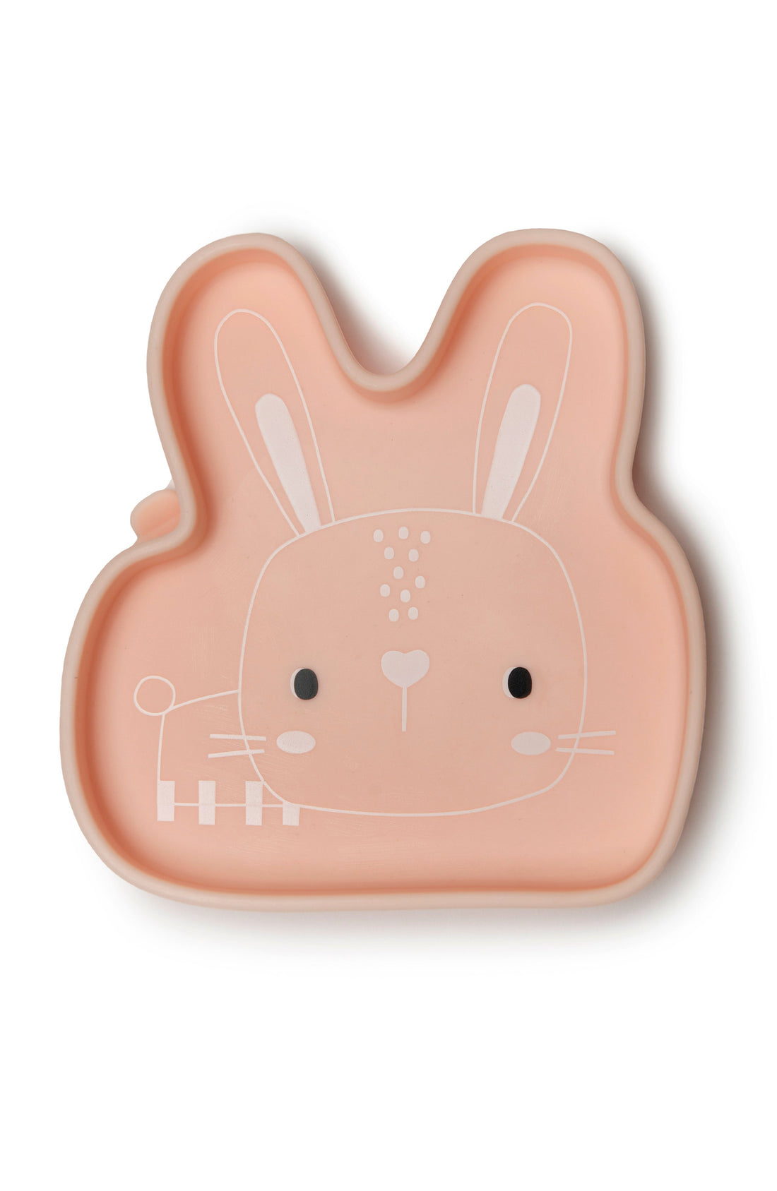 Born to be Wild Silicone Snack Plate Eat Loulou Lollipop Bunny 