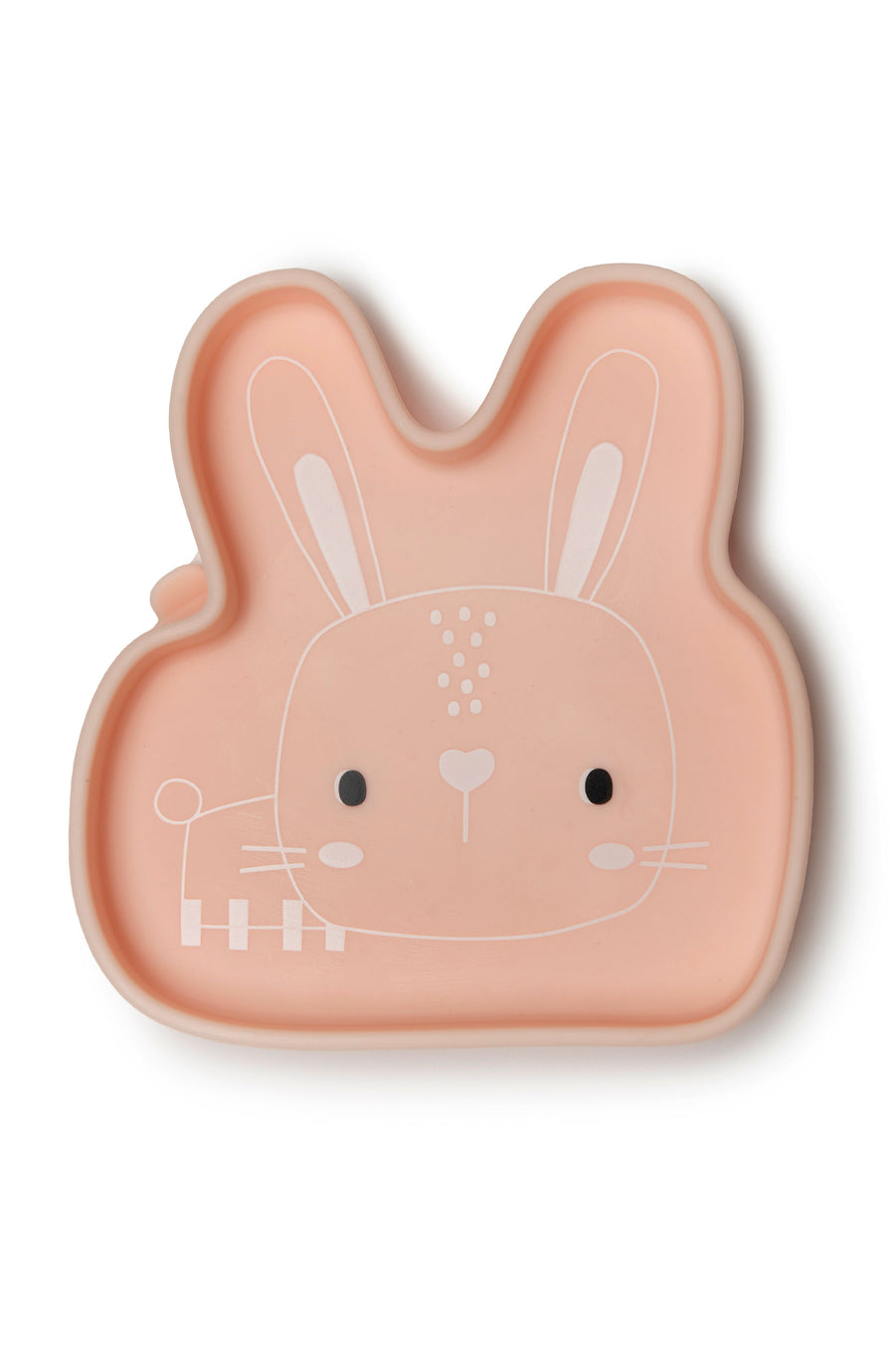 Born to be Wild Silicone Snack Plate Eat Loulou Lollipop Bunny 