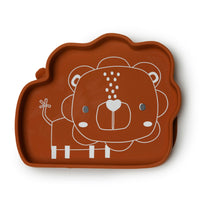 Born to be Wild Silicone Snack Plate Eat Loulou Lollipop Lion 