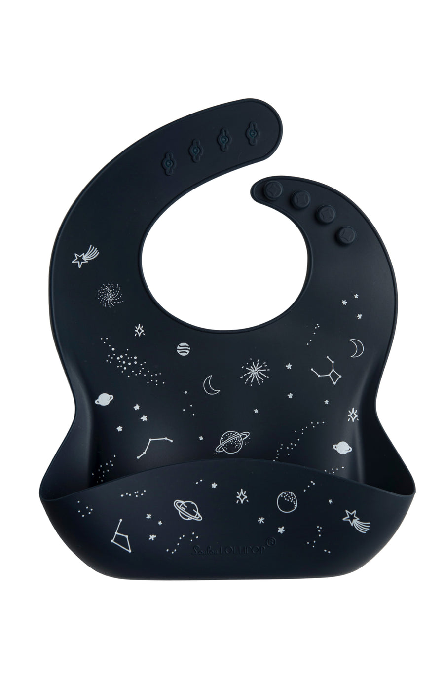 Silicone Bib Printed Eat Loulou Lollipop Space 