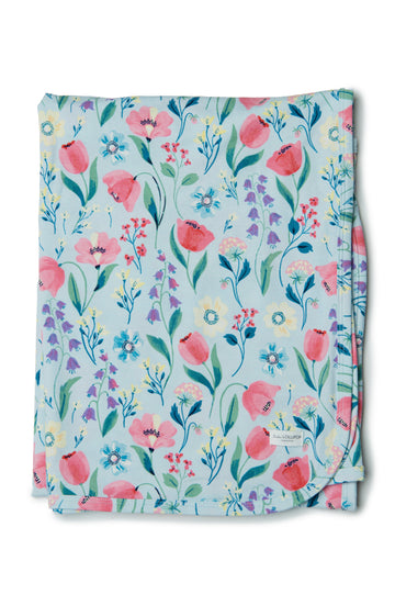 Stretch Knit Blanket Sleep & Swaddle Loulou Lollipop Secret Garden OS 